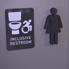 Inclusive Restroom gif