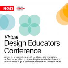 Flyer for the Design Educators Conference