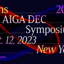 Flyer of the AIGA DEC Symposium