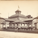 Photograph of the Women's Pavilion at the 1876 Centennial Fair.